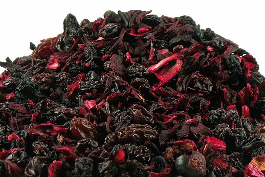 Rote Grütze/Sahne Früchtetee