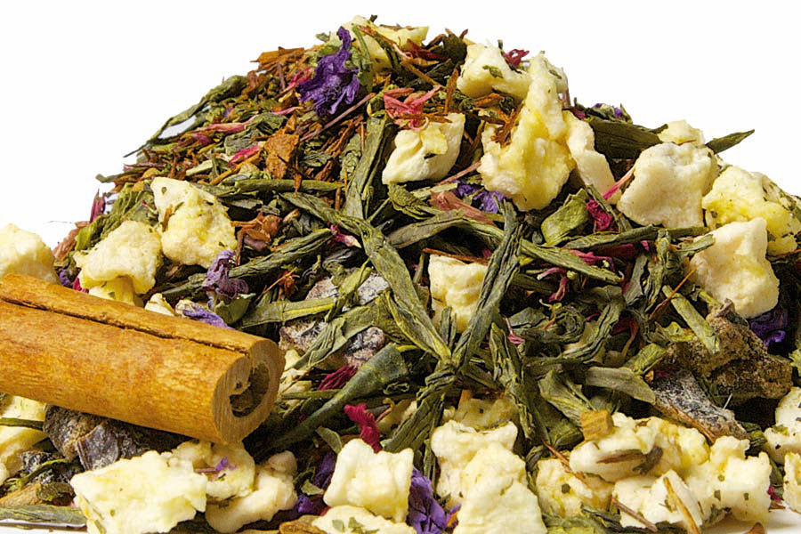 Pflaume Zimt - Grüner Tee