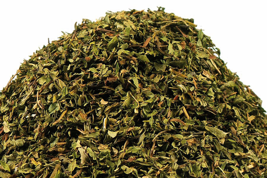 Pfefferminze geschnitten