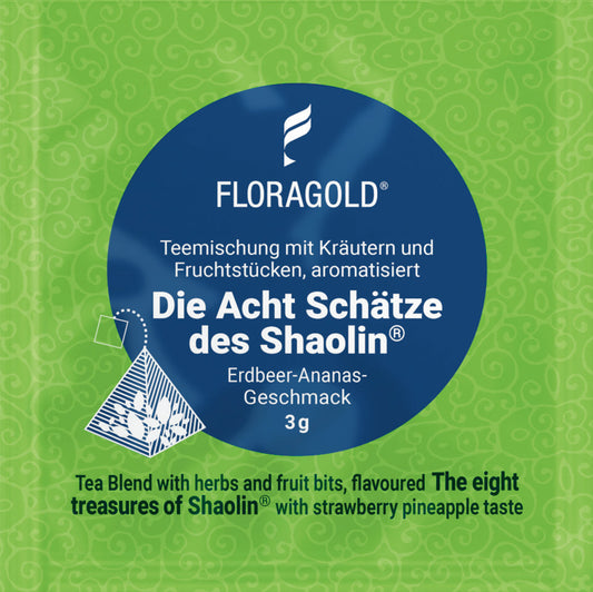 Gruentee Die Acht Schaetze des Shaolin im Teebeutel