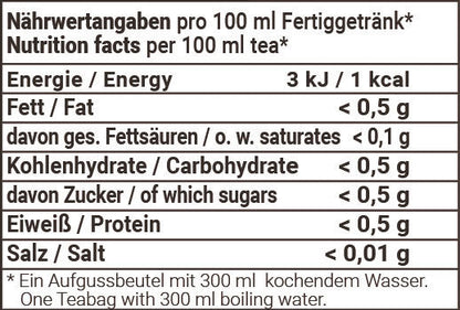 Wuestenblume Teebeutel