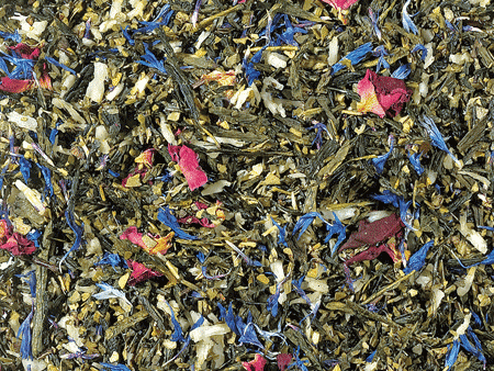 Sencha Märchenwald Süßmandel-Geschmack aromatisierter Grüntee