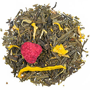 Glücksdrache - Grüntee China Sencha arom. mit Himbeer-Jasmin Note