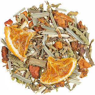 Vanille-Lemongras - grüner Rooibos mit Vanille-Lemongras-Note
