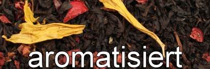 Aromatisierter schwarzer Tee
