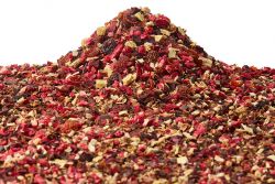 Cranberry/Rhabarber aromatisierte Früchteteemischung